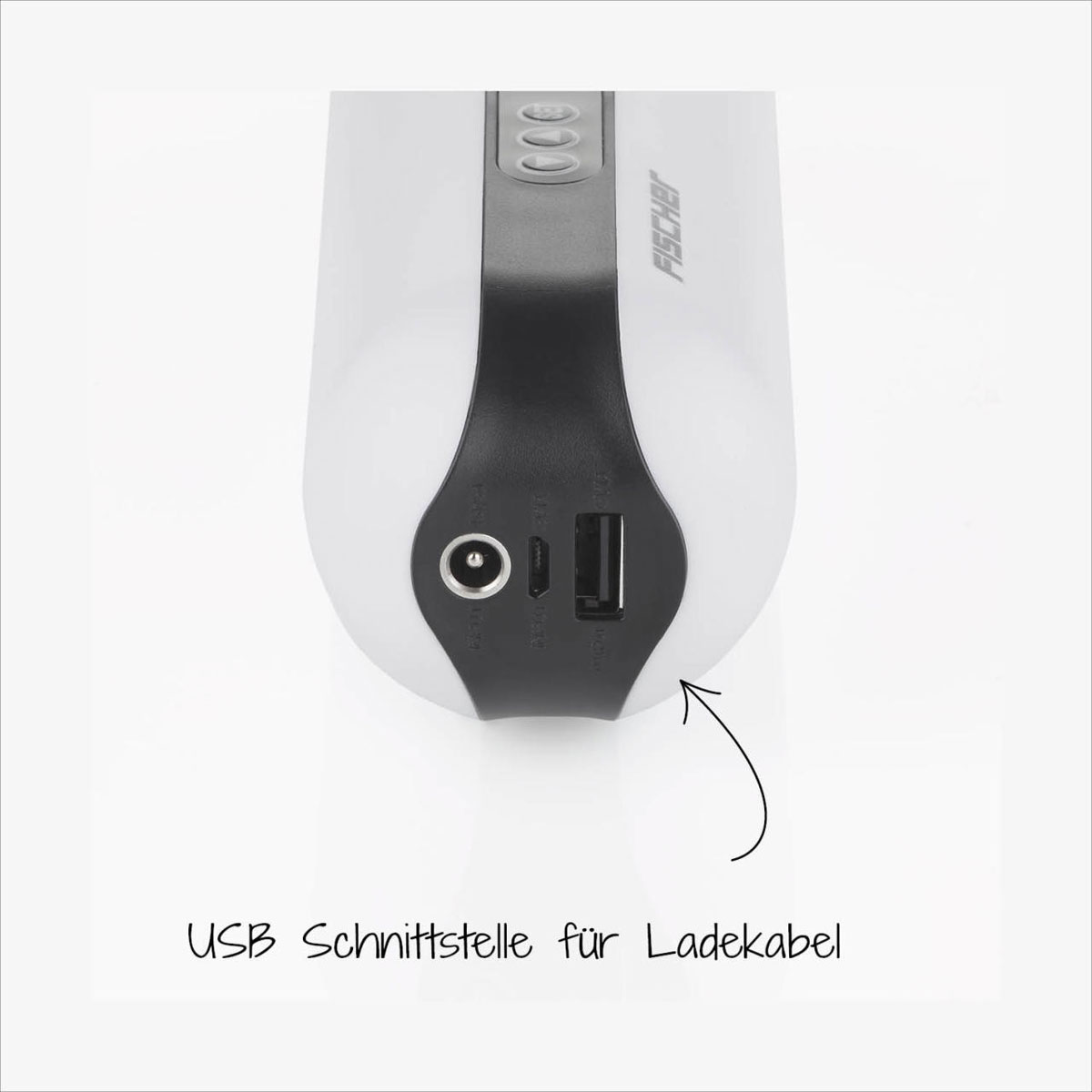 Fischer Bikes Akku-Kompressor mit Powerbank Bild 3