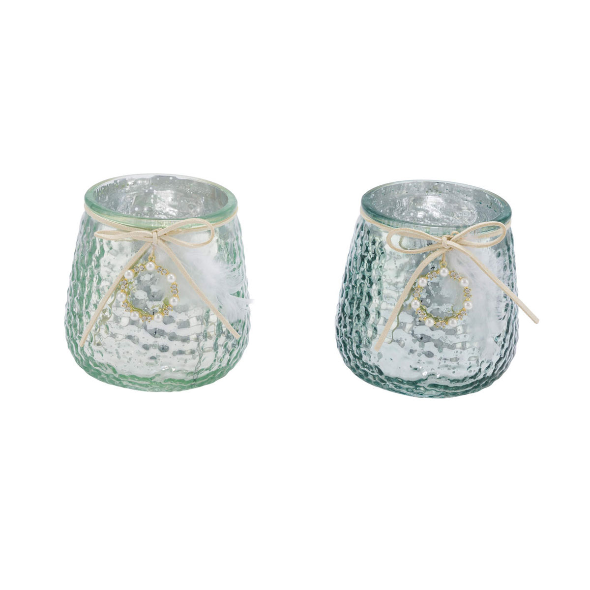 Glaswindlicht grün sortiert 10 x 10 x 10 cm Bild 1