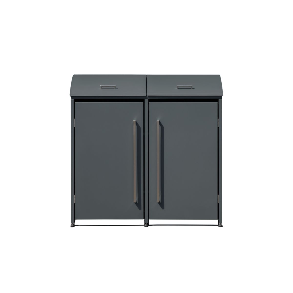 Westmann Mülltonnenbox Moderna 2 2x 240 L 83x139x135 cm Bild 2