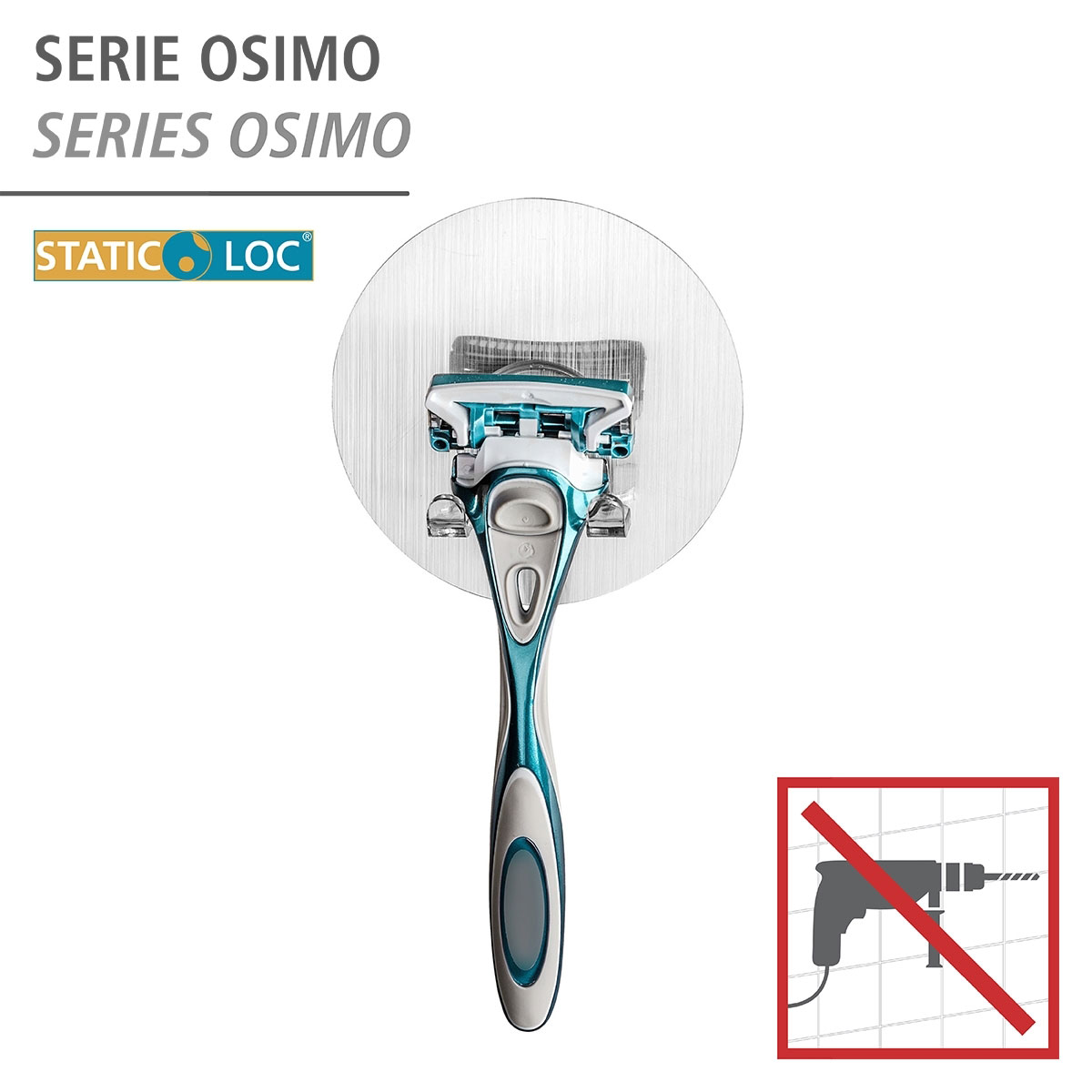 Wenko Static-Loc Wandhaken Duo Osimo Bild 2