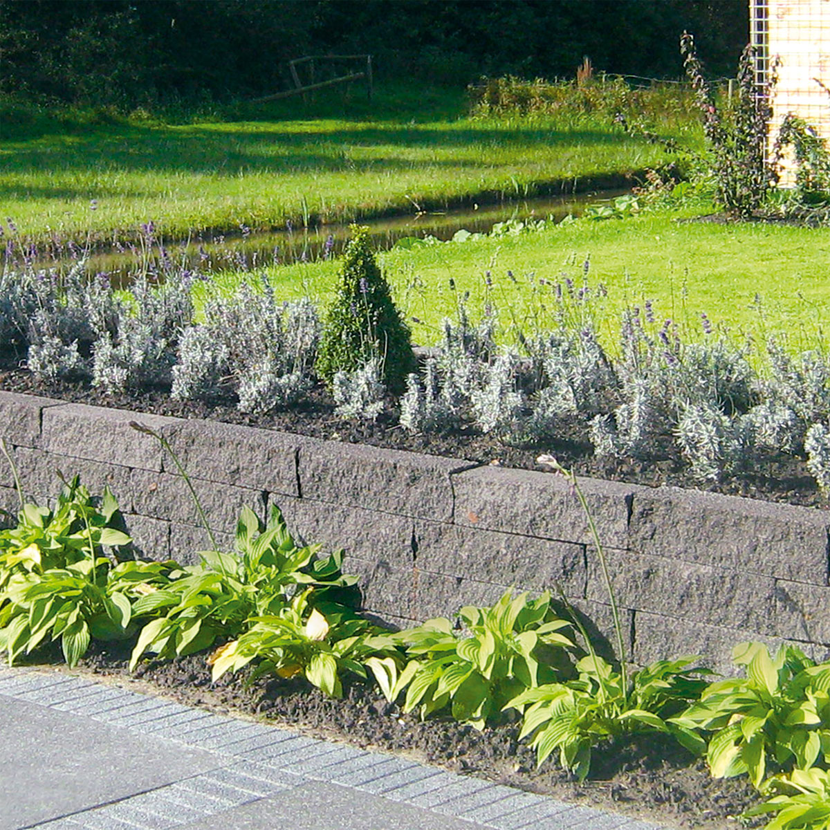 Diephaus  Mauerstein Cup-Kombi schwarz 50 x 12,5 x 12,5 cm Bild 2