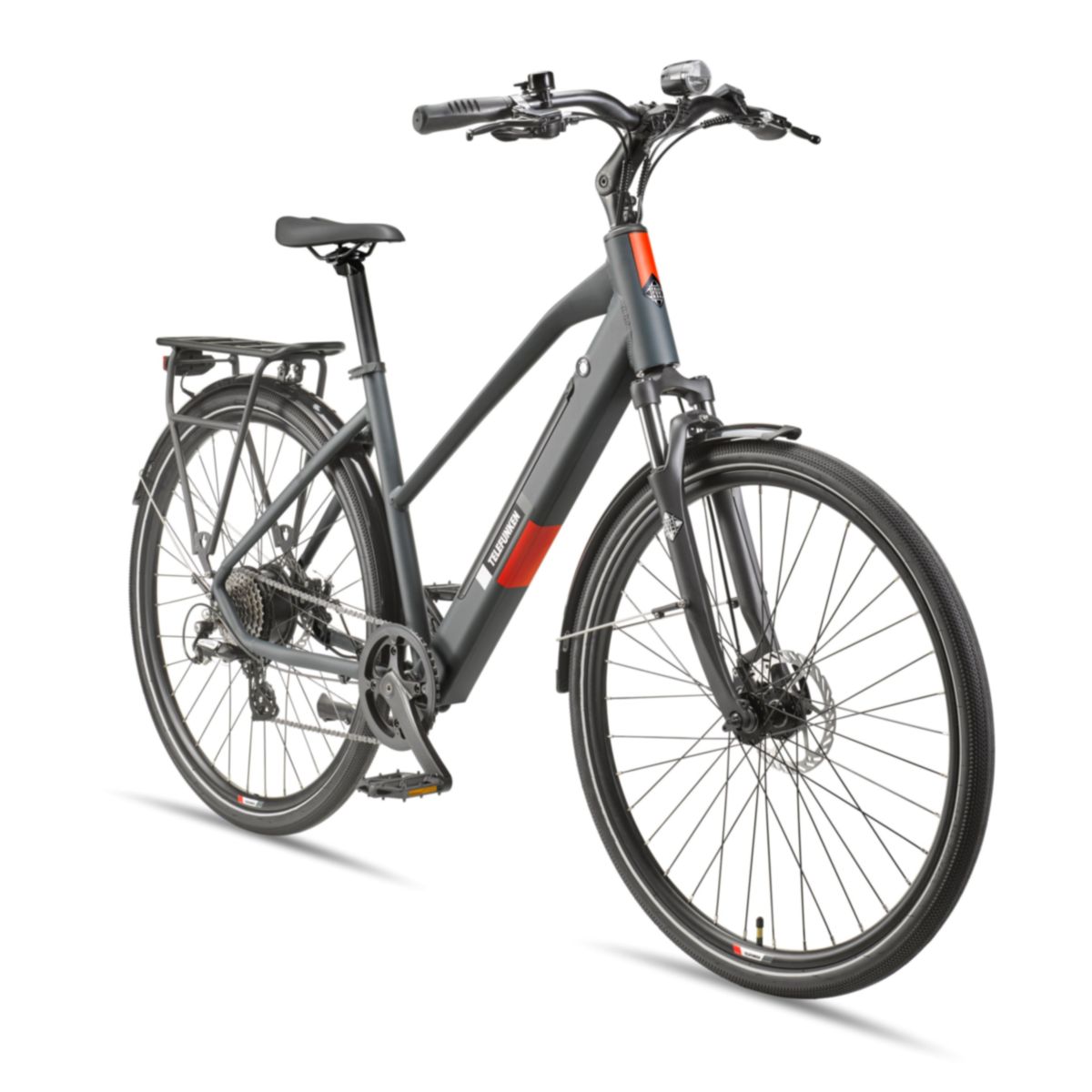 Telefunken E-Bike XT490 28" Granitgrau