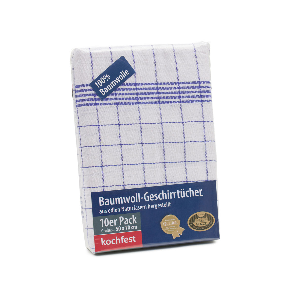 Gözze Geschirrtuch 50 x 70 cm 10er Pack blau Bild 4