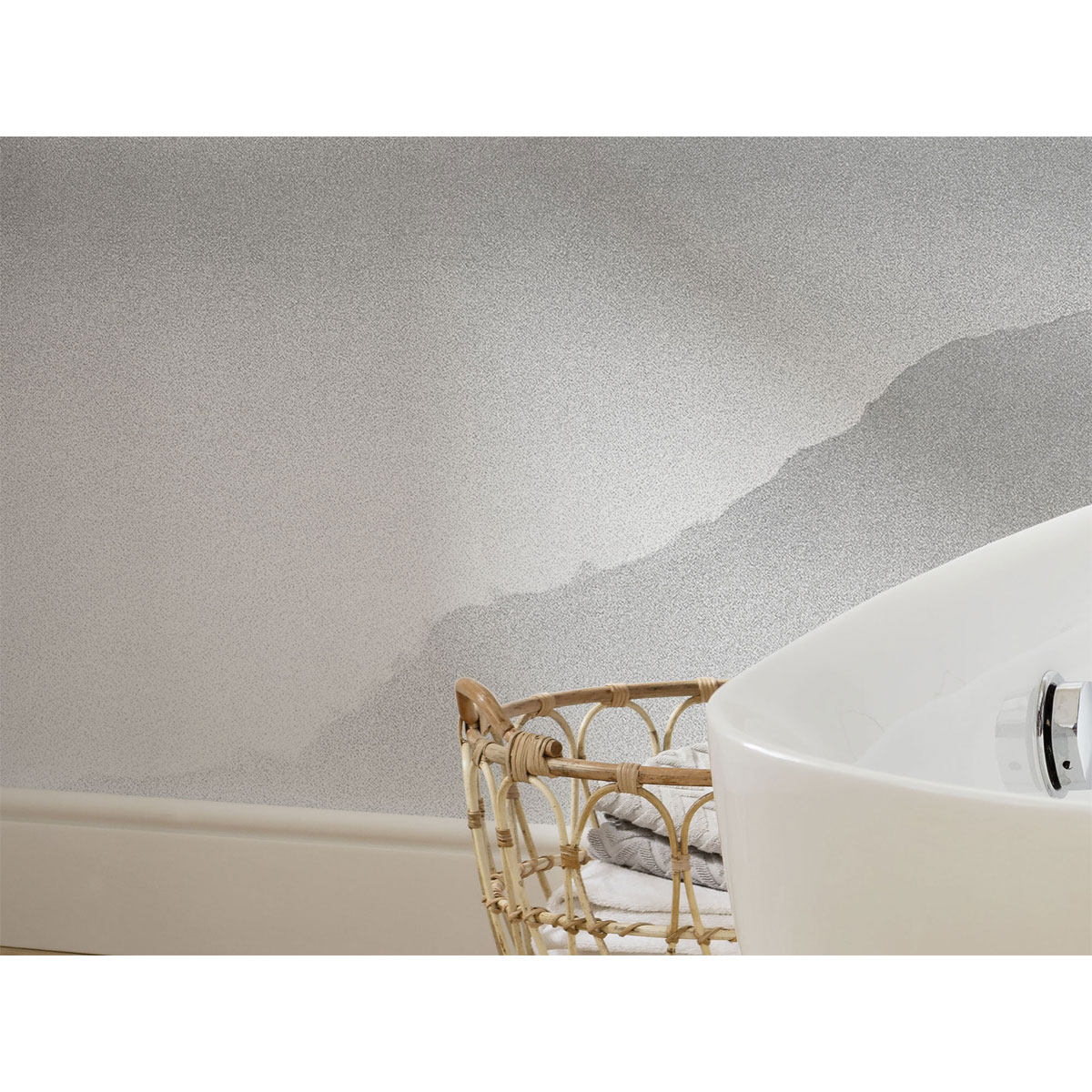 Komar  Vlies Fototapete White Noise Mountain 200x280 cm Bild 8