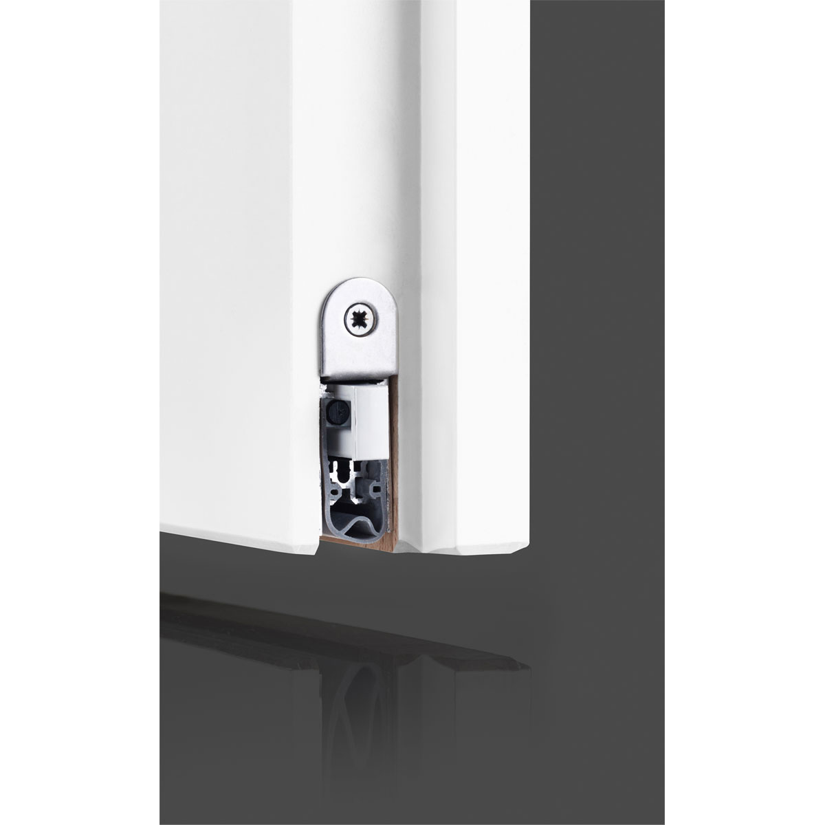 CPL-Wohnungseingangstür links weiß 98,5 x 198,5 cm Bild 4