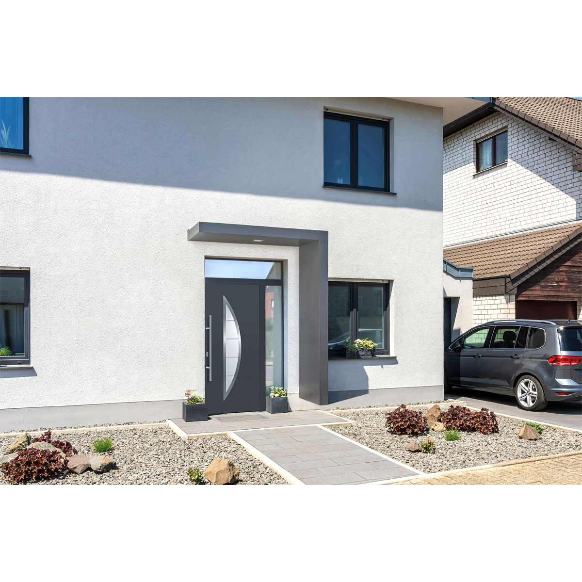 Hörmann Haustür Thermo 46 TPS 900D DIN Rechts Titan Metallic 110 x 210 cm Bild 3