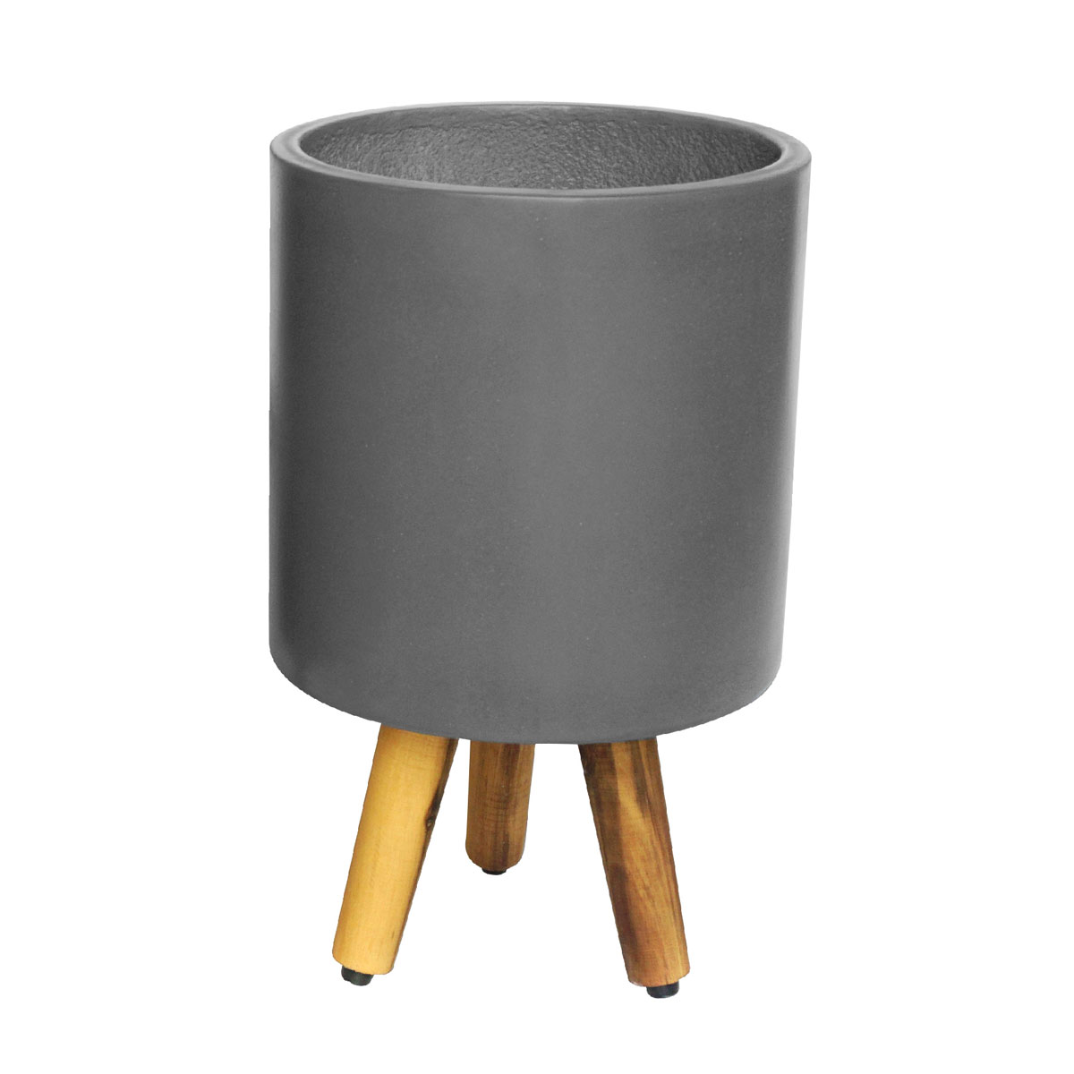 Haveson Blumentopf Stockholm mit Füßen 24 x 24 cm Bild 1