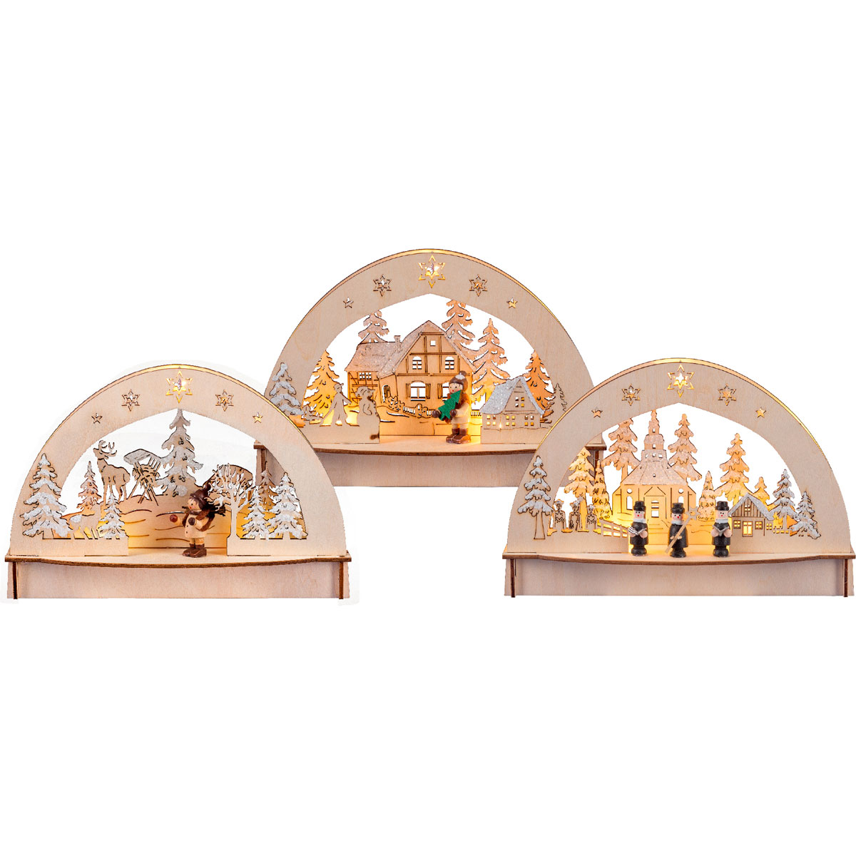 Mini-Lichterbogen sortiert