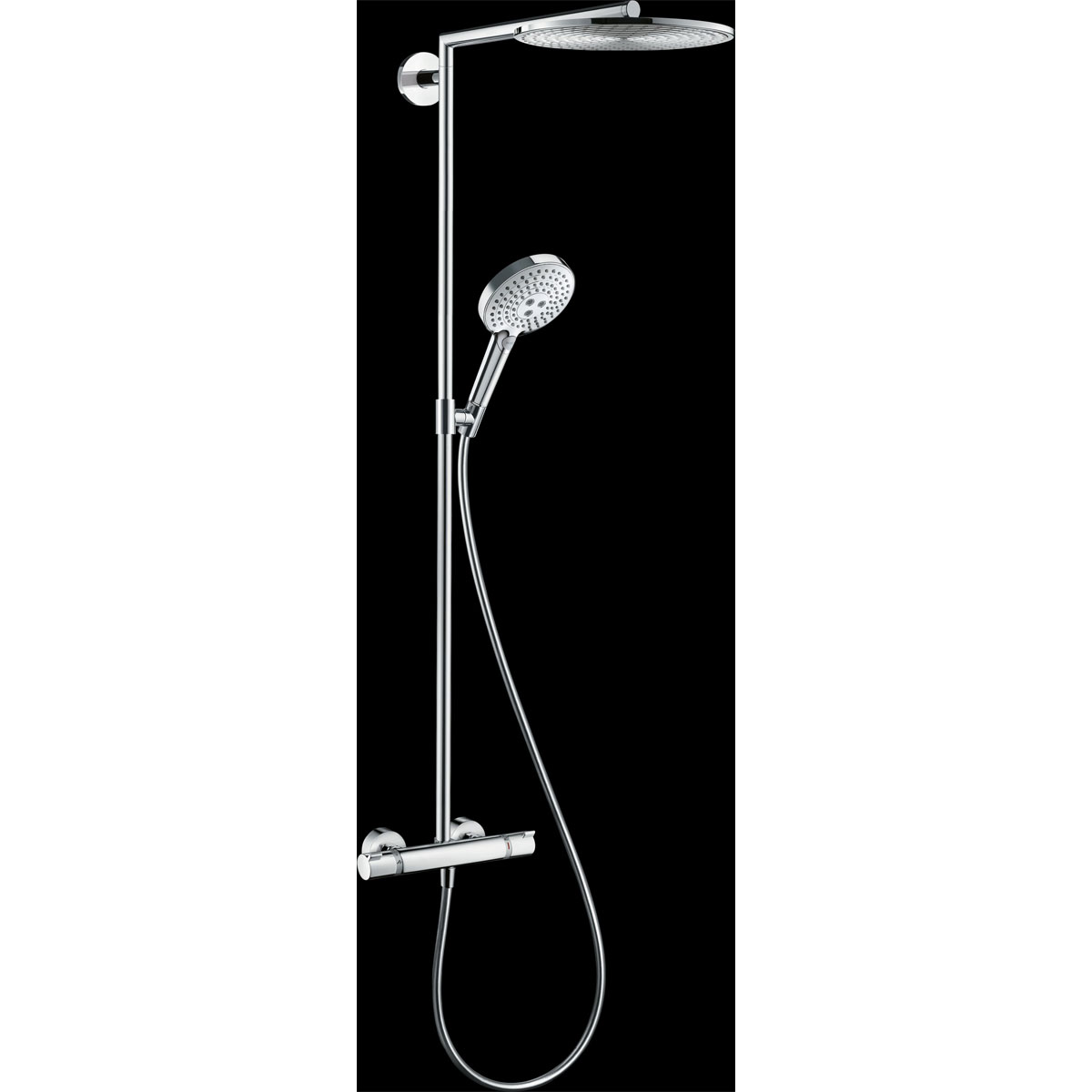 Hansgrohe  Duschsystem 300 Raindance S 1 Strahlart mit Thermostat Chrom Bild 1