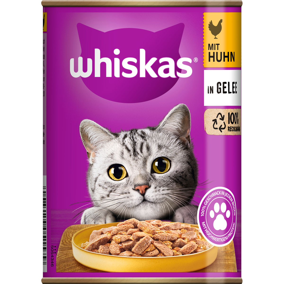 Whiskas Katzenfutter Huhn in Geele 400 g Dose