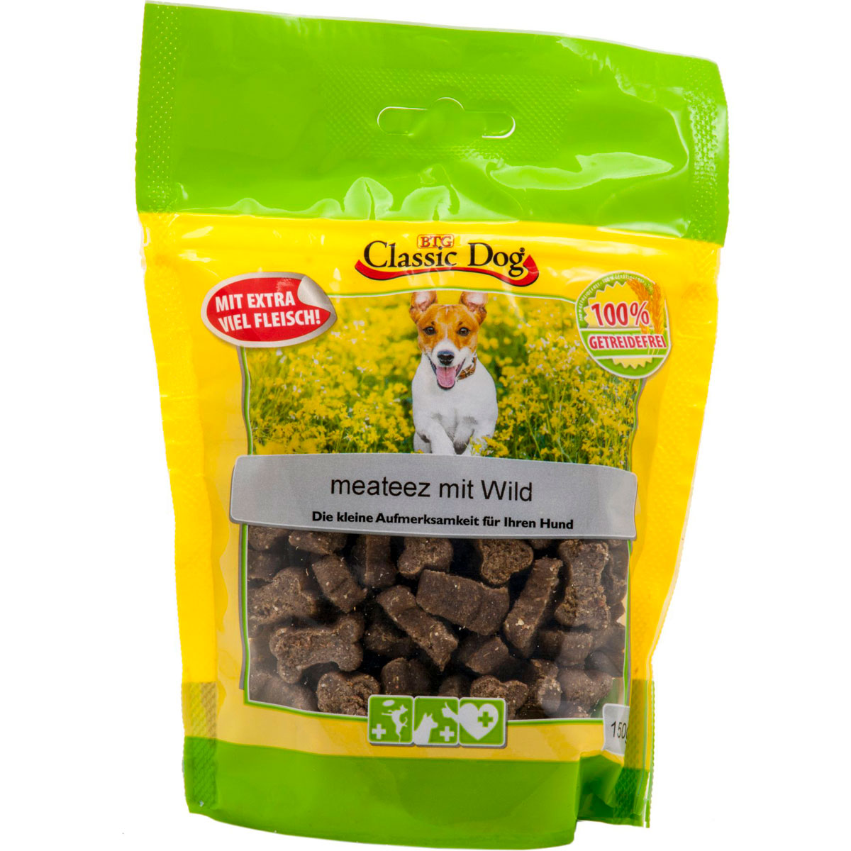 Classic Dog  Snack meateez mit Wild 150g