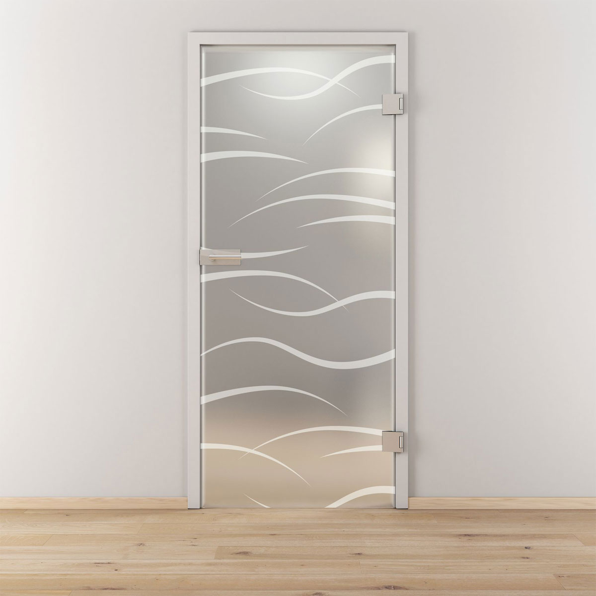 Novadoors Glasdrehtür NOVA 540 mattiert 83,4 x 197,2 cm Rechts Bild 2