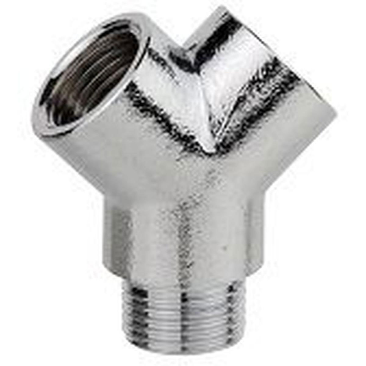 Kirchhoff Verteilerstück ½ IG x ½ AG verchromt