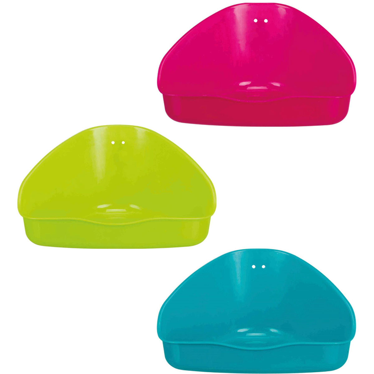 Trixie  Nager Ecktoilette Mäuse/Hamster 16 x 7 x 12/12 cm