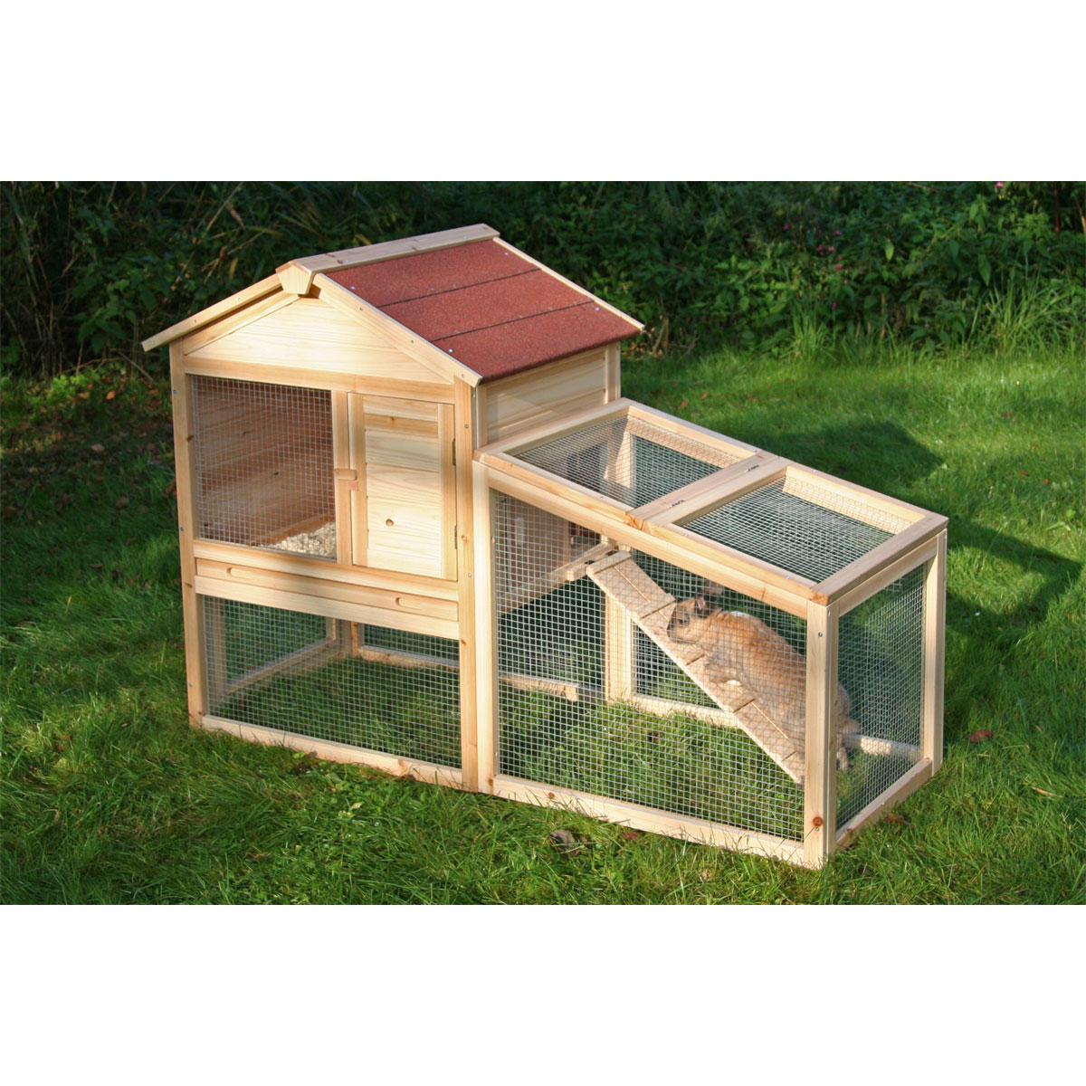 Kleintierstall Freetime 140 x 100 x 65 cm natur Bild 1