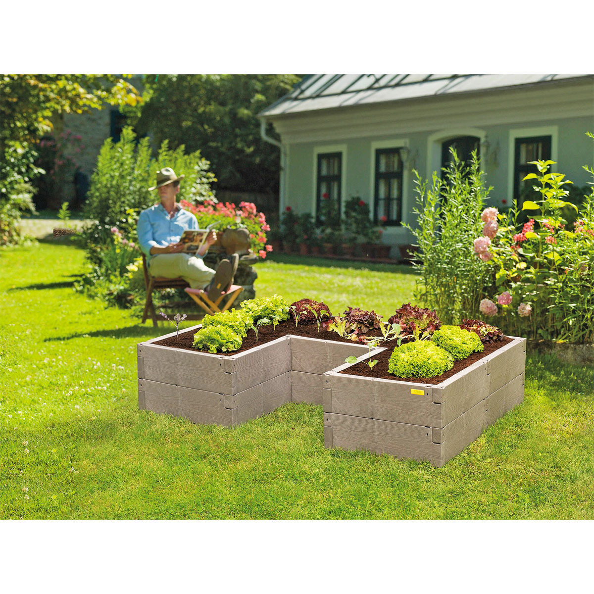 Hochbeet Timber Ergoline 185 x 125 x 40 cm