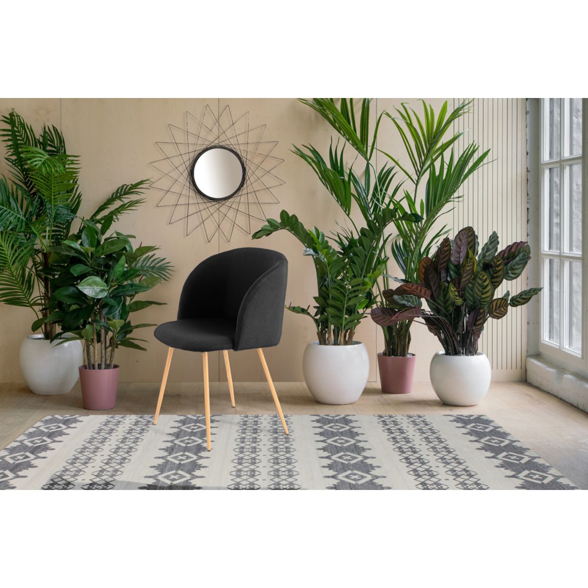 Stuhl „Celina 210“, 2er-Set, schwarz Bild 5