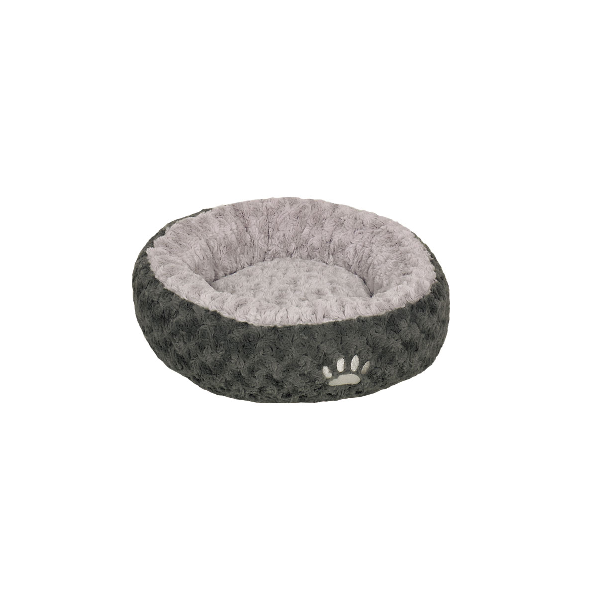 Nobby Komfortbett Donut Seoli Durchmesser 80 cm dunkelgrau/ hellgrau