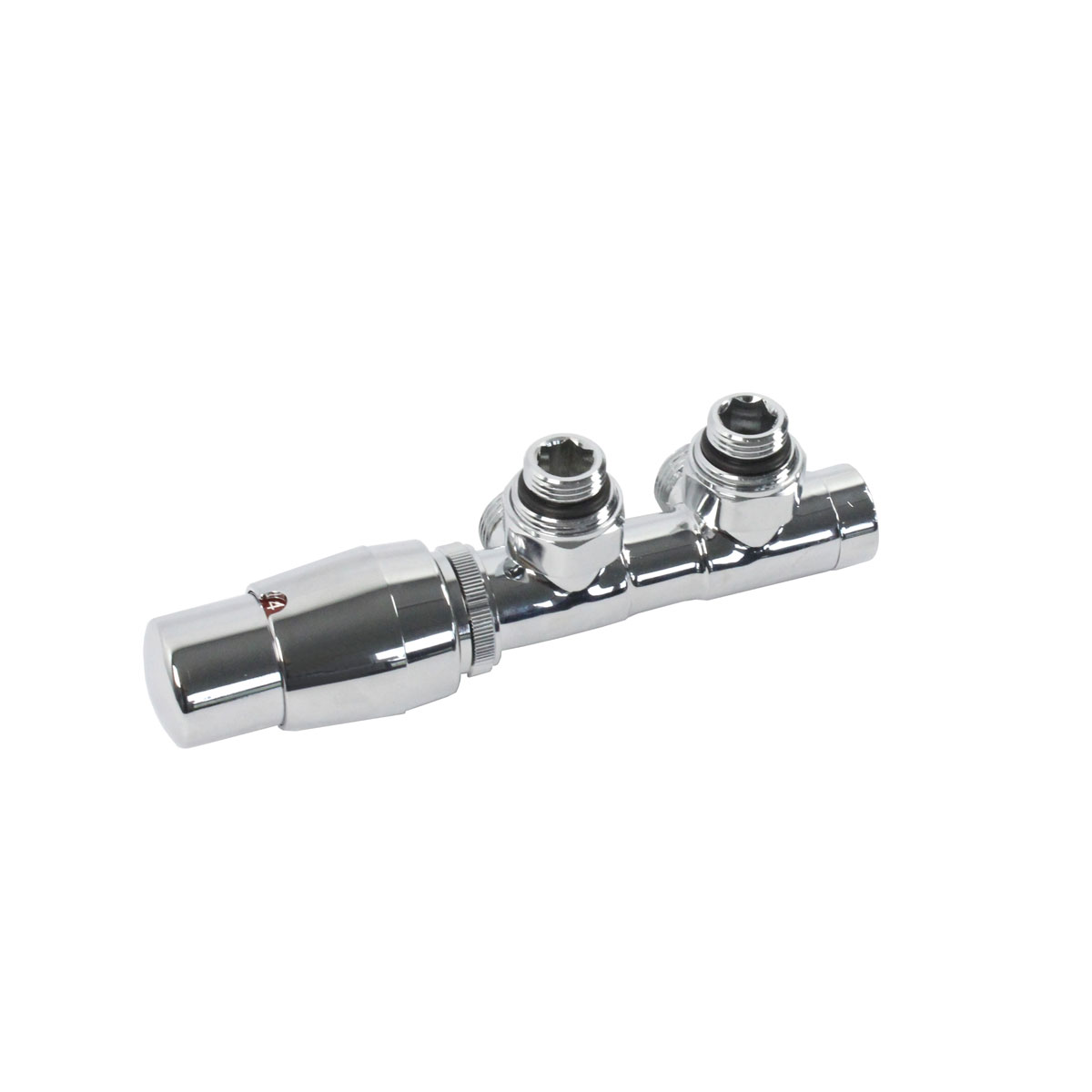 Ximax  Heizkörper Zubehör Mittenanschlussgarnitur Twins Eck Eck-Ausführung 16 mm Chrom