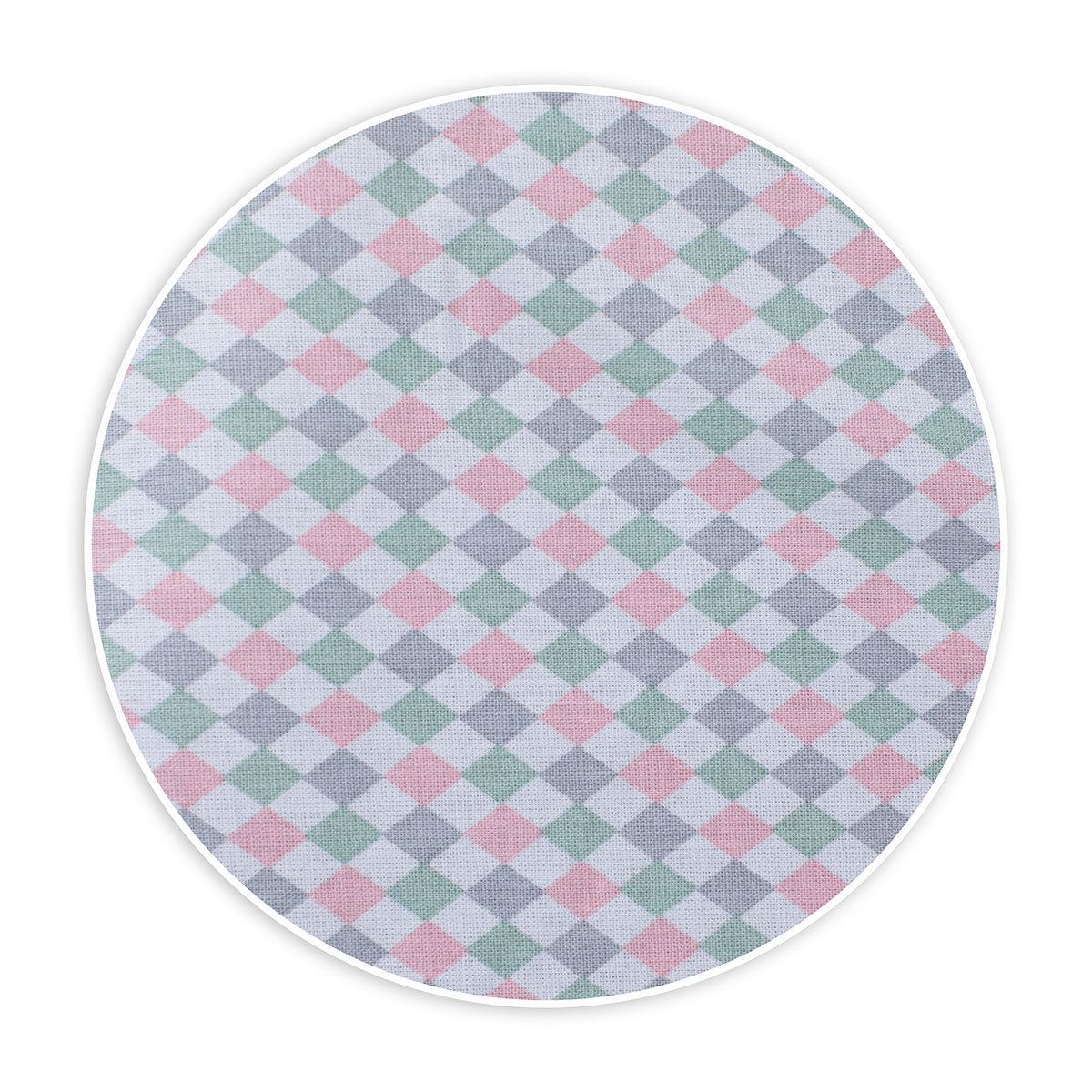 tiSsi Nestchen-Einlage 90x40 cm, für Beistell- und Anstellbetten, pastellfarbene Diamanten Bild 2