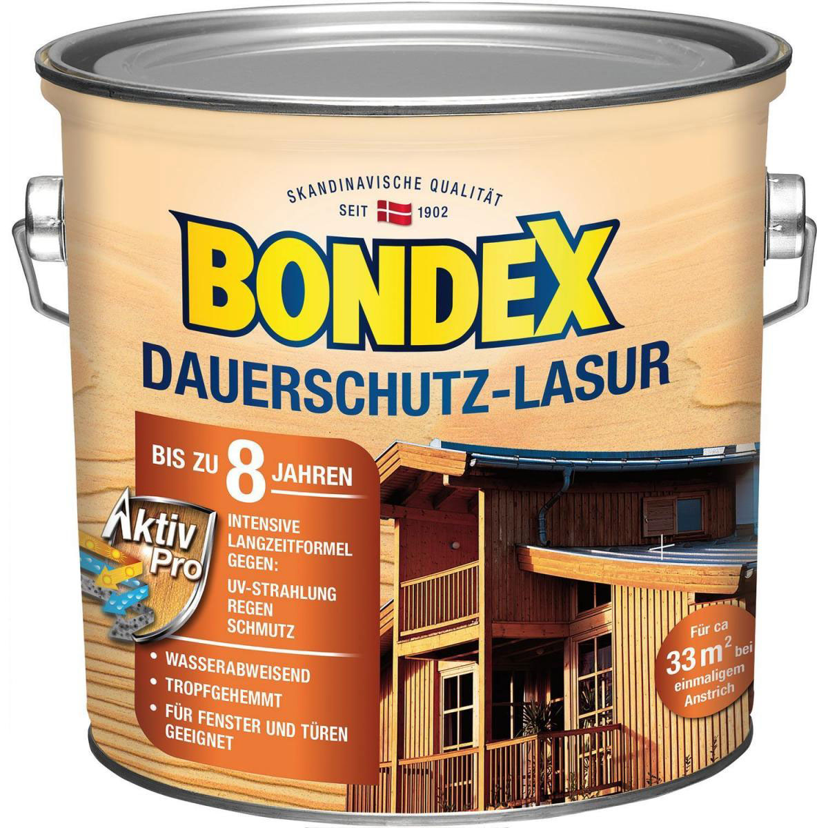 Bondex Dauerschutz-Lasur Eiche 2,5 L