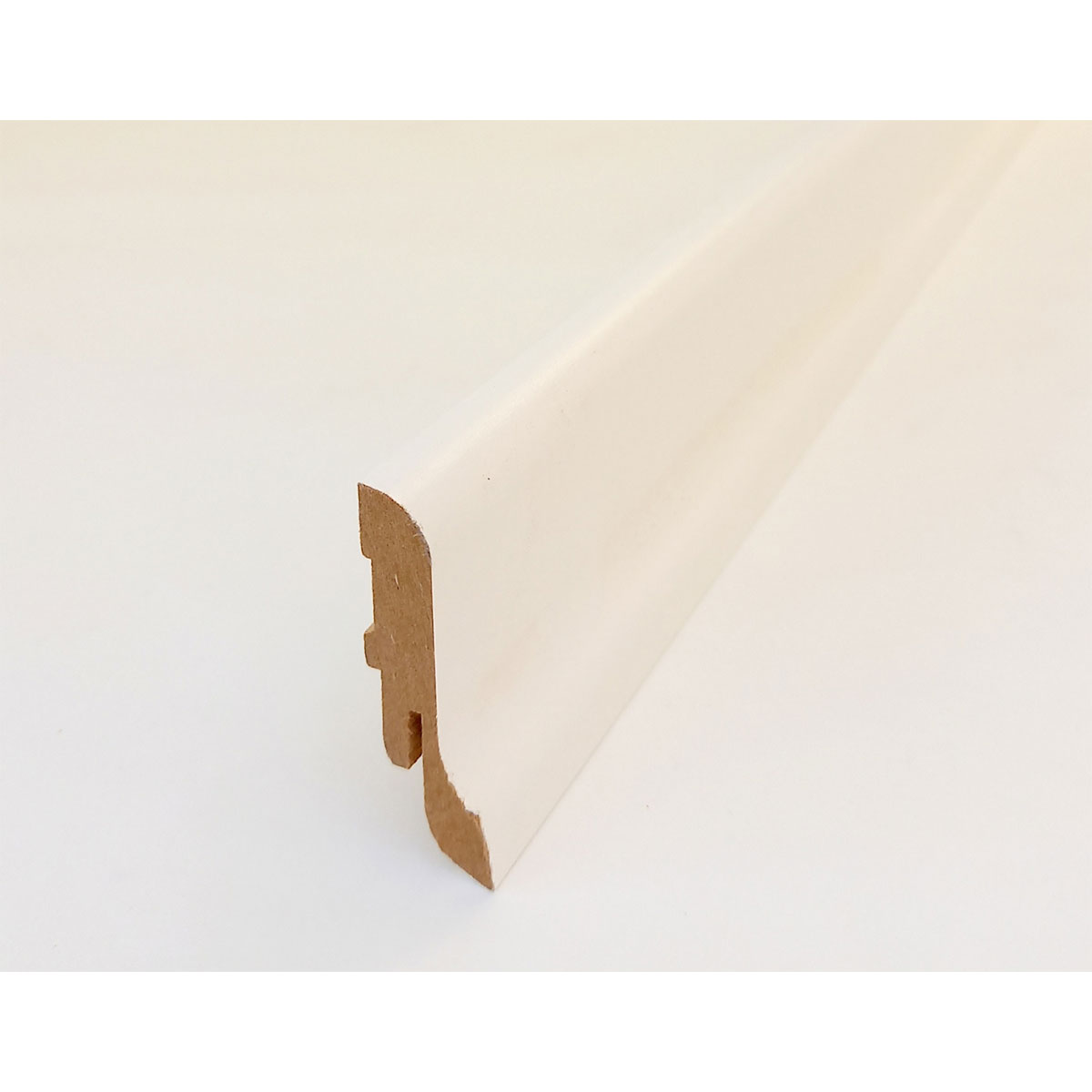 Clip-Parkettleiste SL 60 250 cm weiß