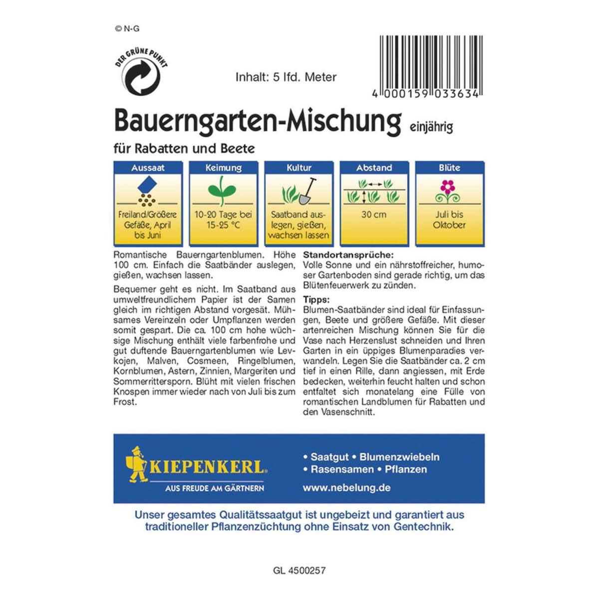 Kiepenkerl Bauerngarten für Rabatten Bild 2