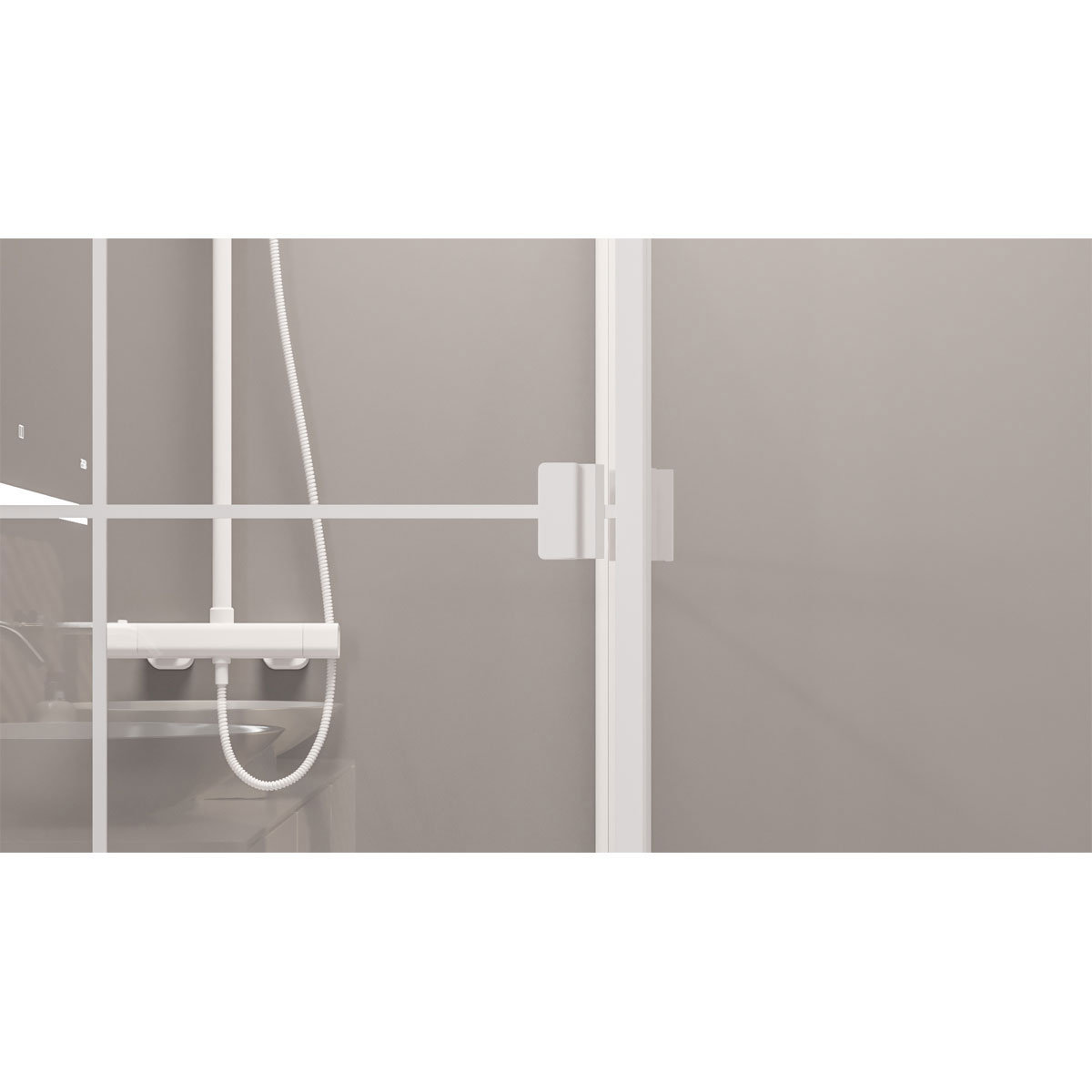 Aurlane Glasdusche White Galaxy eckig 90 x 200 x 90 cm Bild 6