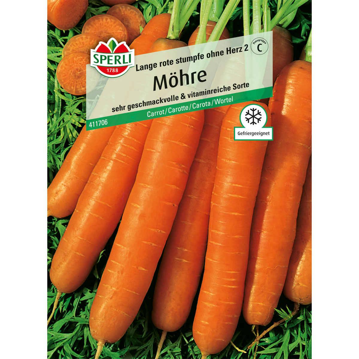 Sperli Möhren Lange rote spät ohne Herz 2