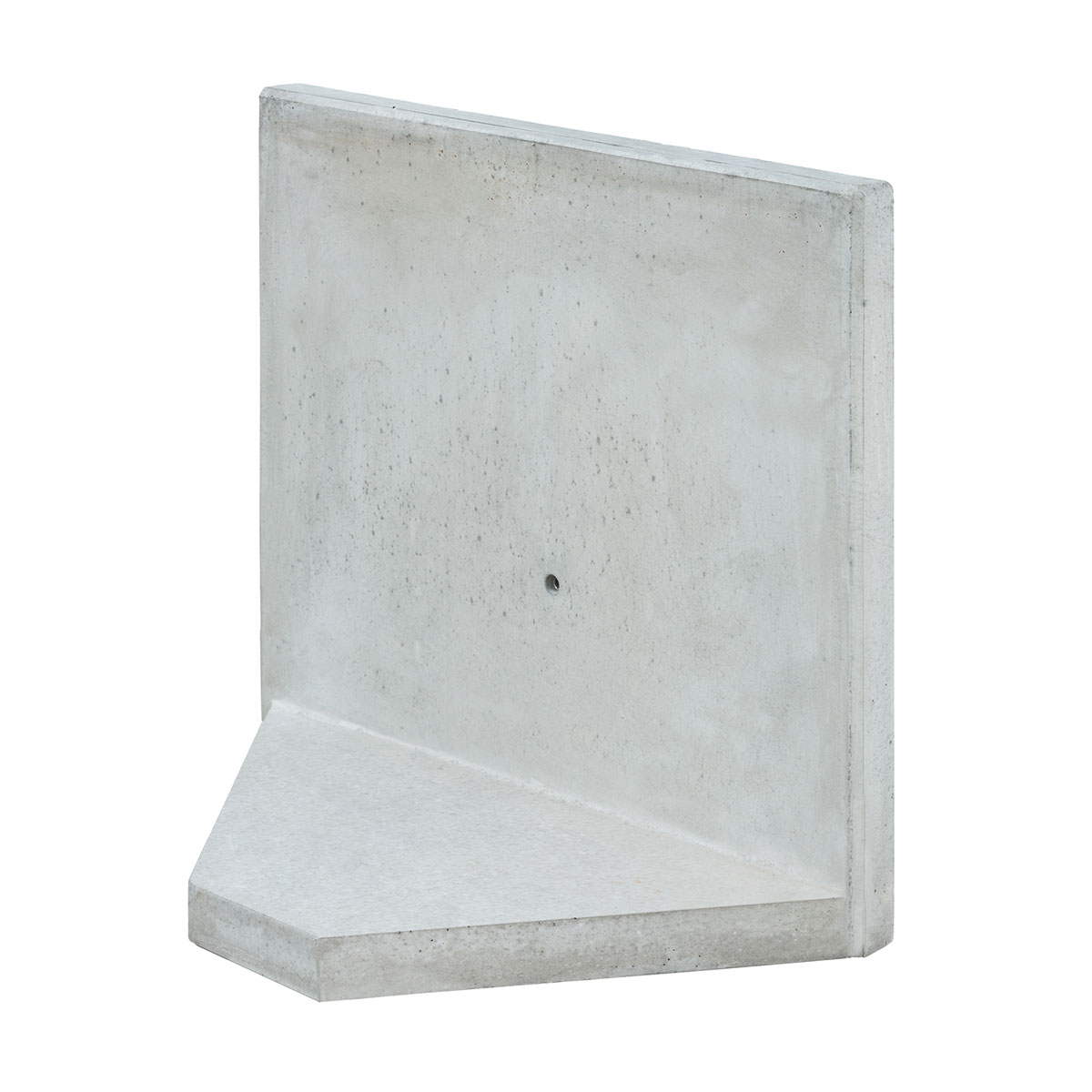 Diephaus  L-Stein Ecke Sichtbeton grau 80 x 100 x 40 x 5 cm