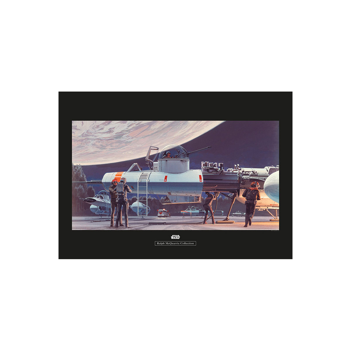 Komar  Wandbild Star Wars Classic Yavin Hangar 50x40 cm Bild 2