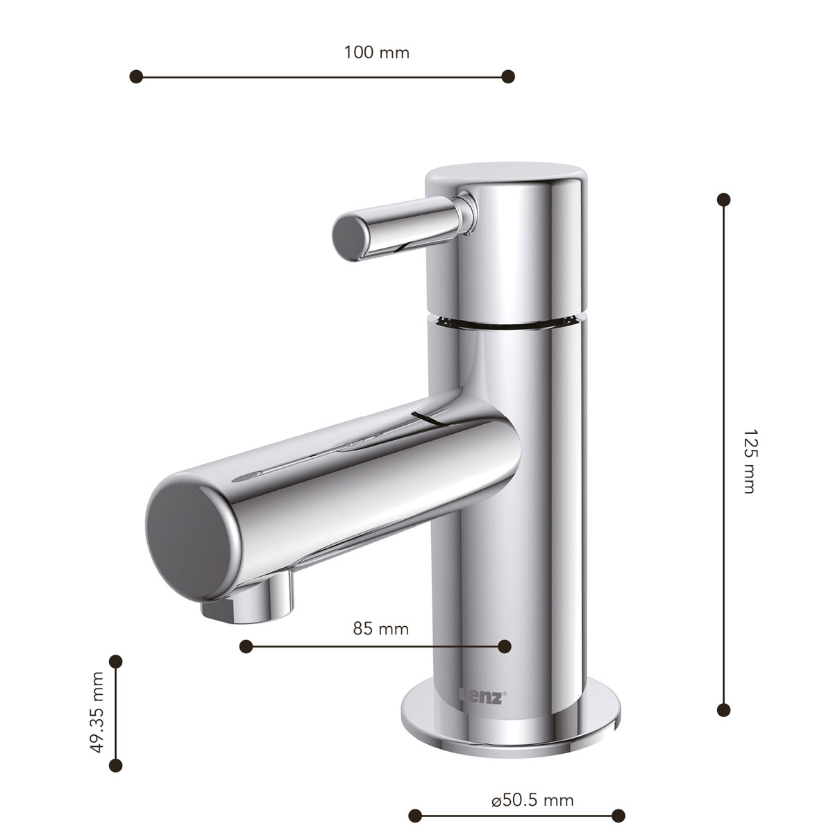 Lenz  Standventil TIGA chrom Bild 2