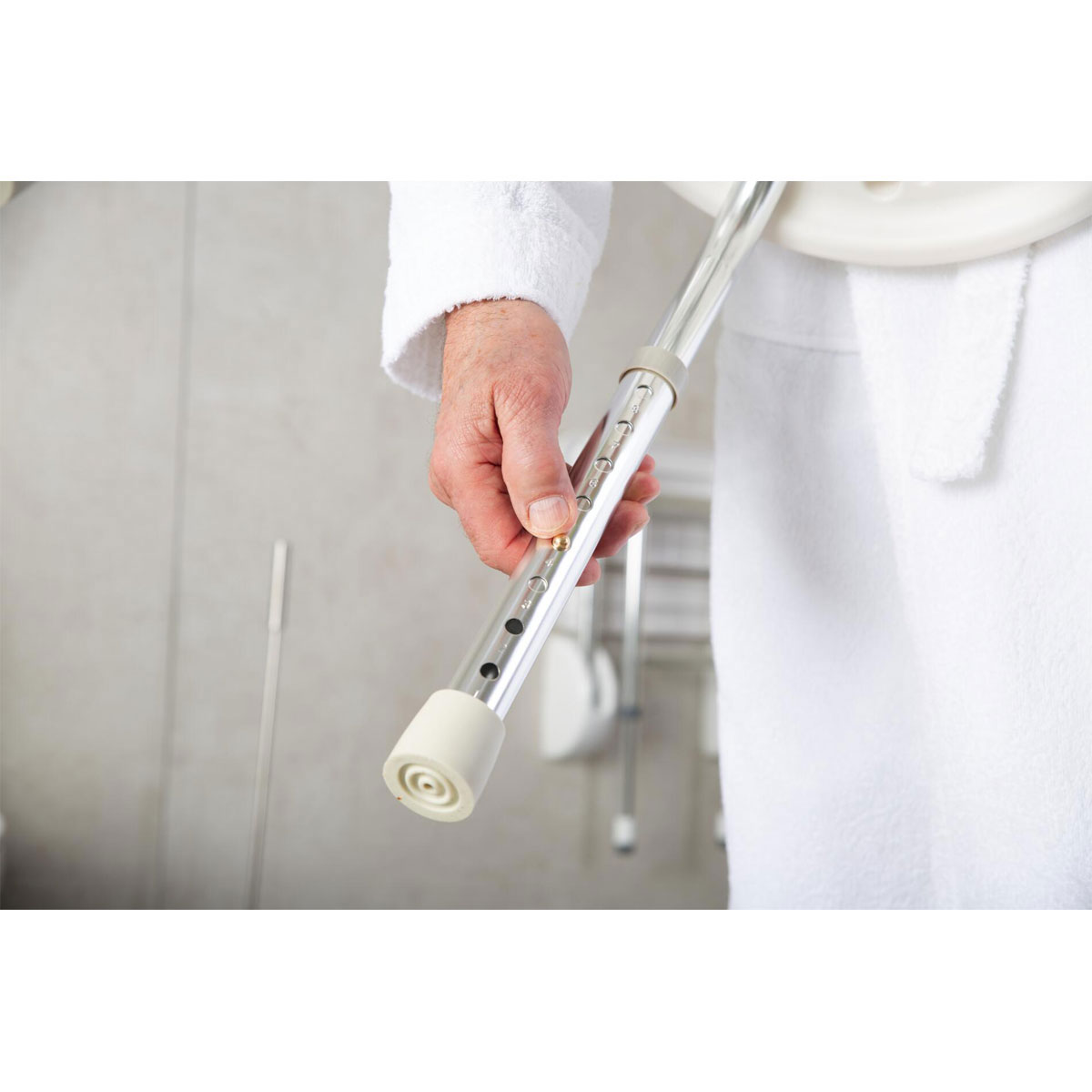 Ridder  Bad-Hocker höhenverstellbar Go grau Bild 5