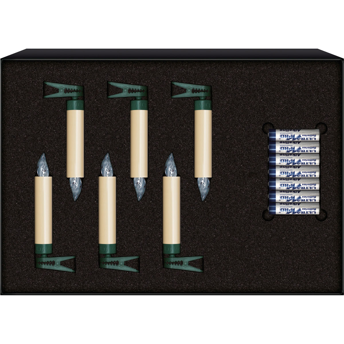 Krinner Erweiterung Christbaumkerzen LED Lumix Classic Mini 6er Set Bild 4