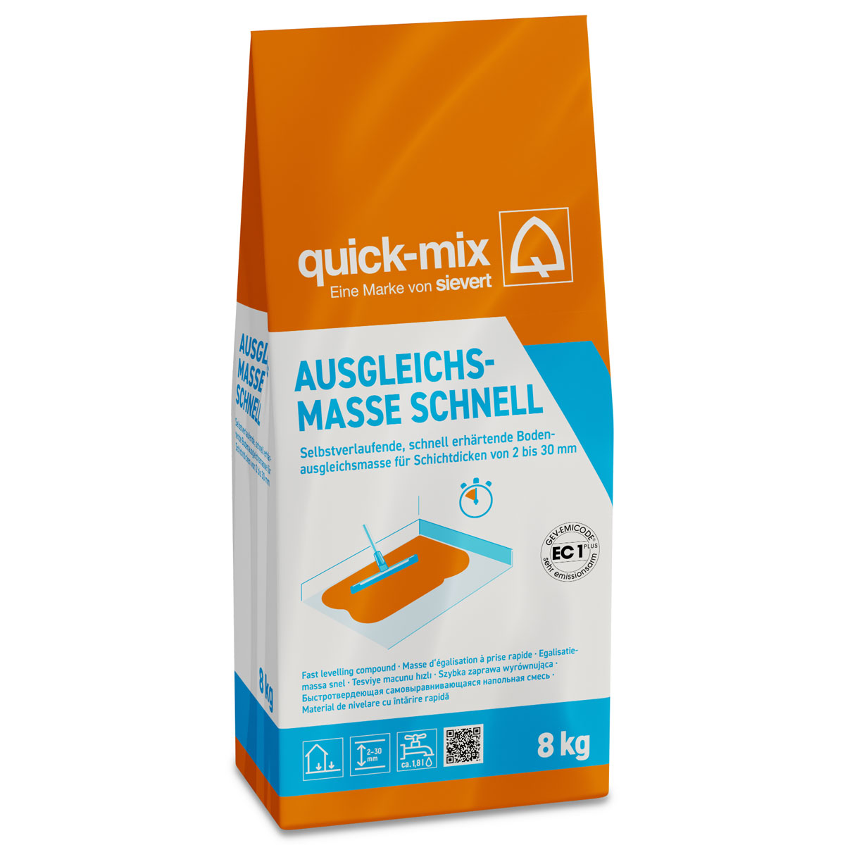 quick-mix Ausgleichsmasse Sicher und Plan schnell 8 kg