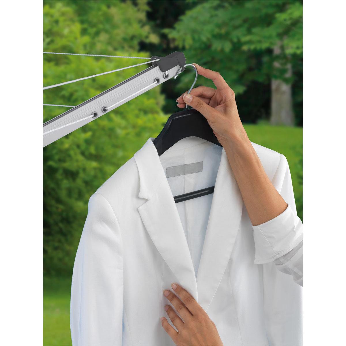 Juwel Wäschespinne „Novaplus 500 Easy“ anthrazit  Bild 3