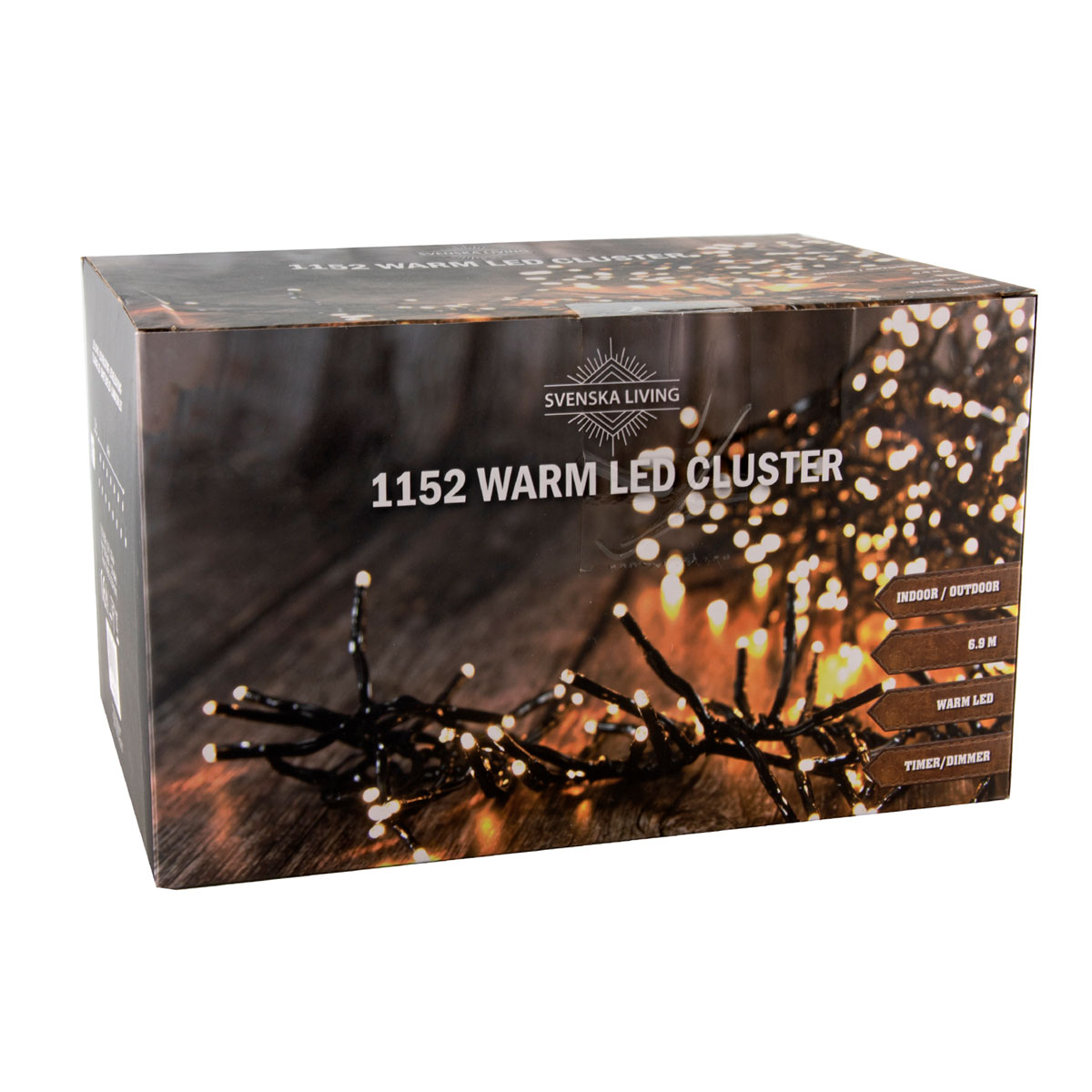 Cluster 1152LED warmweiss IP44 Timer6.9M 1,5M Bild 1