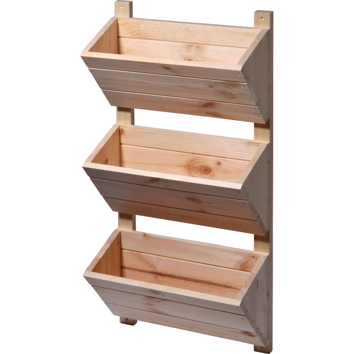 dobar Wandbeet 3-stufig 38 x 79 x 17,5 cm beige