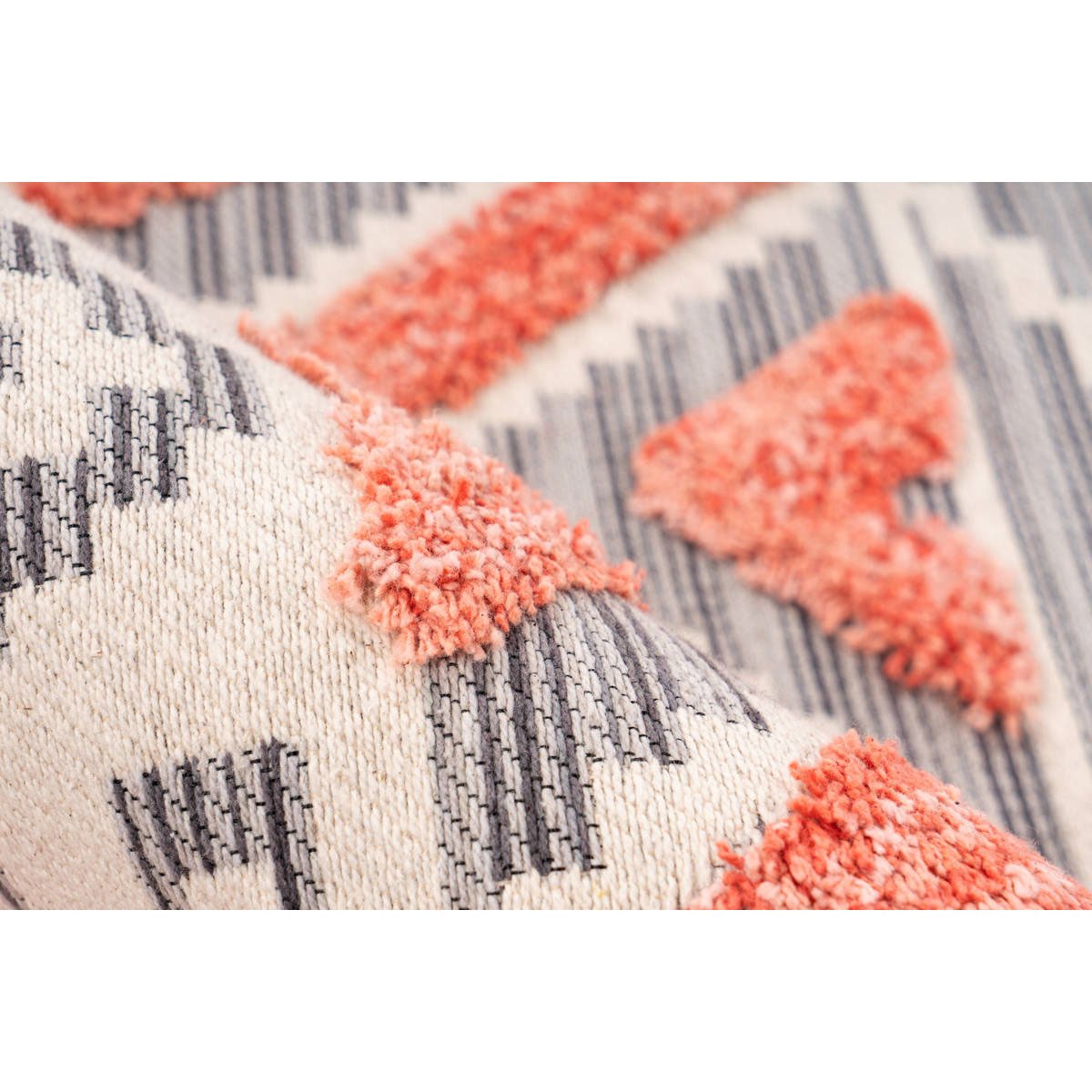 Ethno-Teppich Ethnie 100 grau/apricot Bild 3