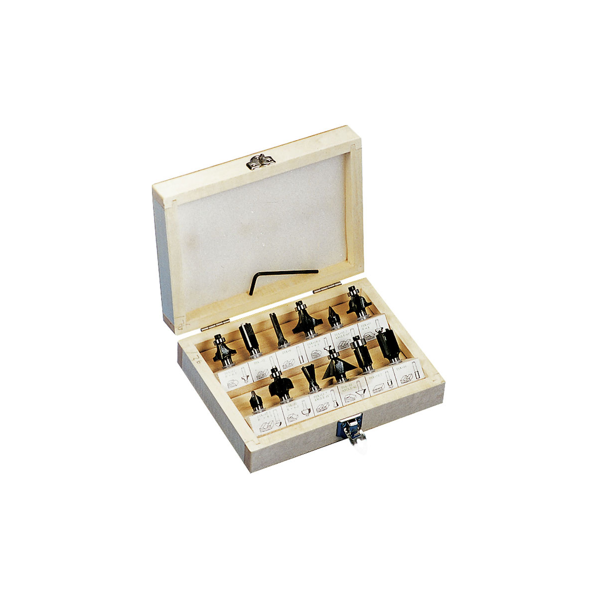 kwb  Oberfräsensatz 12 teilig Bild 2