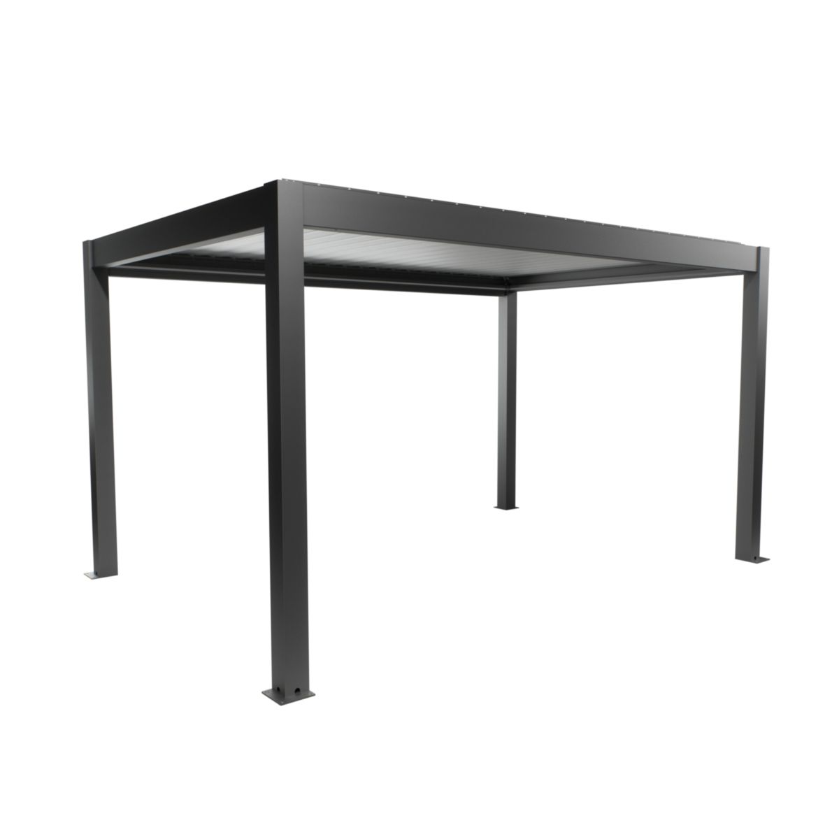 Biohort Pergola Gr. 4,5x3 dunkelgrau/silber-met 460x 312x 264 cm