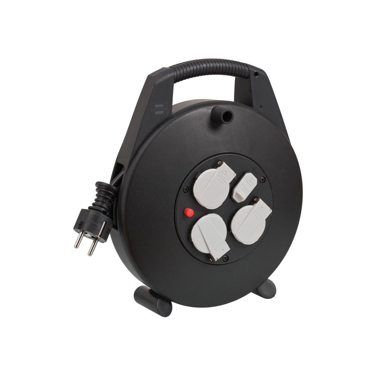 Brennenstuhl Kabelbox Vario-Line mit USB 10 m schwarz Bild 1