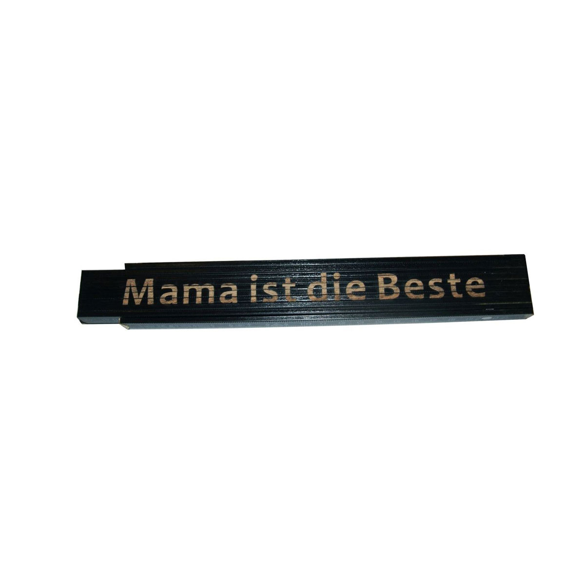 Meterstab Mama ist die Beste 2m schwarz
