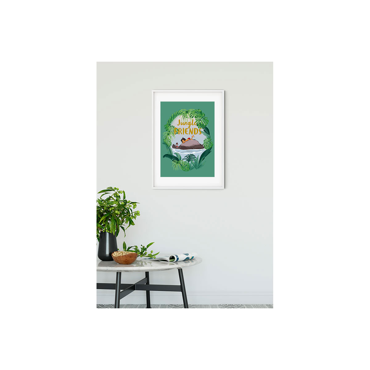 Komar  Wandbild Jungle Book Friends 40x50 cm