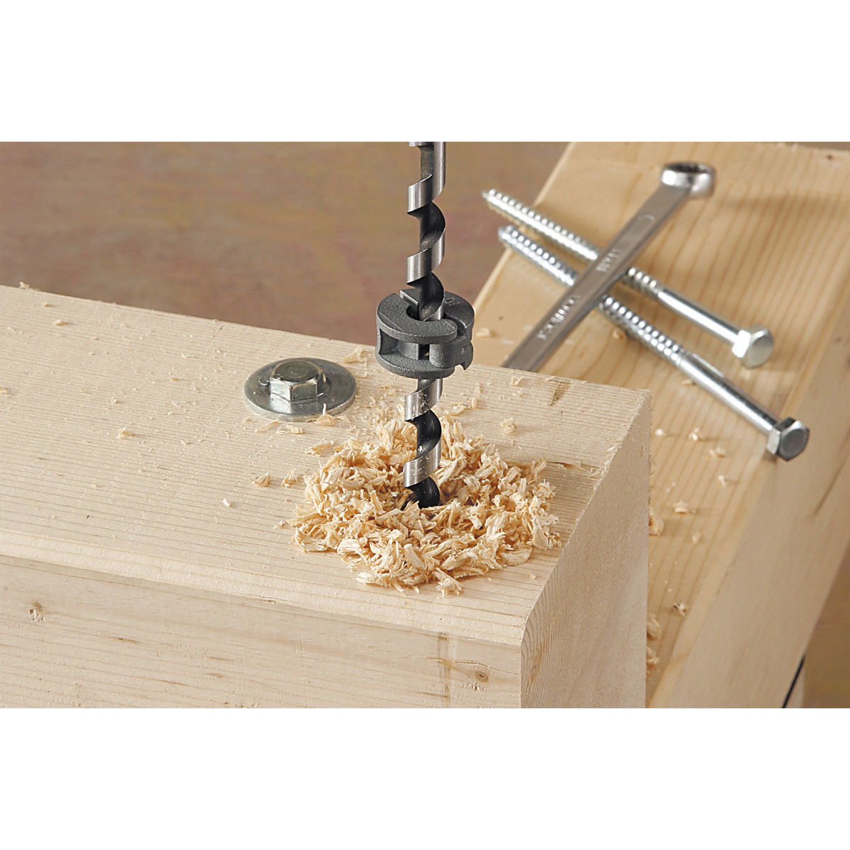 Wolfcraft  Universal-Tiefenstopp-Set 3- teilig  Bild 3