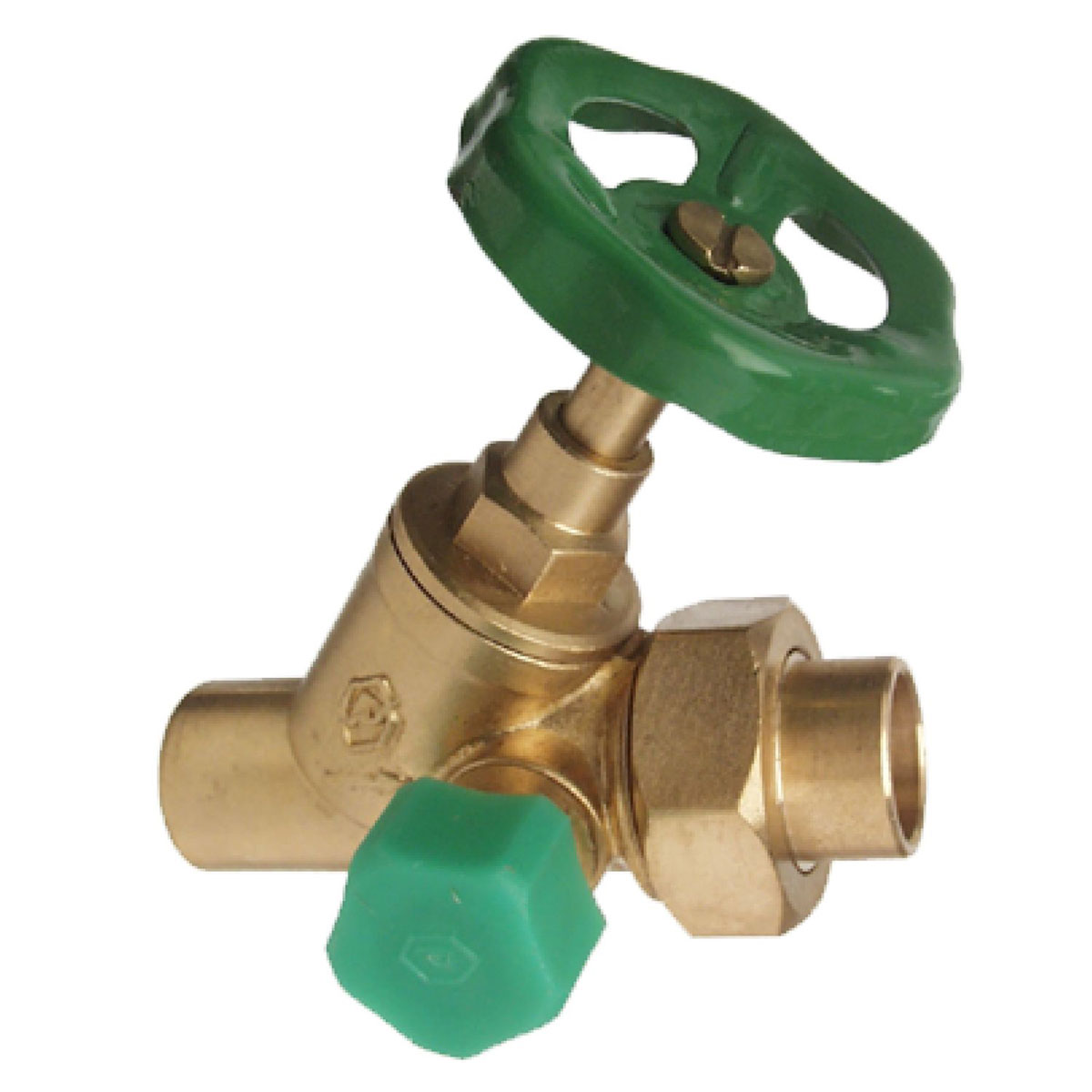 Cornat Löt-Absperrventil mit Entleerung 12 mm