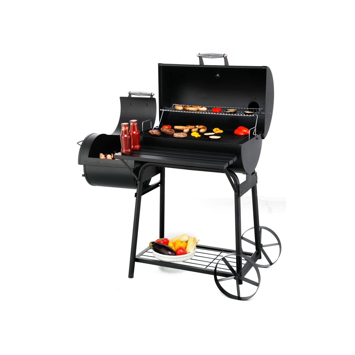 Tepro Smoker Biloxi mit seitlicher Brennkammer Bild 6