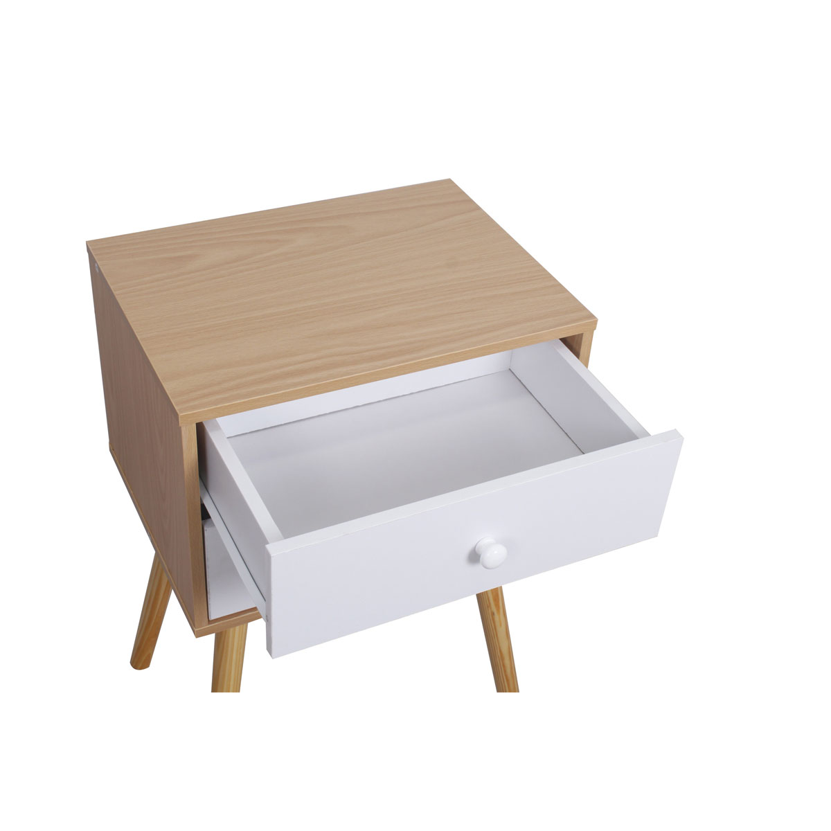 HappyHome Nachttisch mit 2 Schubladen Bild 2