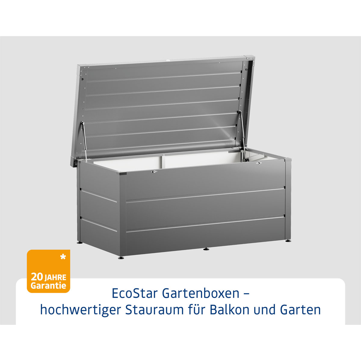 EcoStar  Gartenbox Elegant 1620 RAL9007 Bild 2