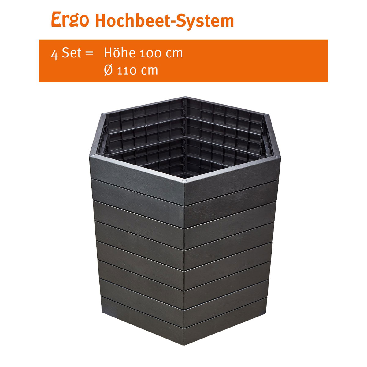 Garantia Hochbeet-System Ergo grau Bild 4